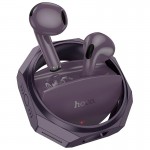 Наушники HOCO Glory true wireless BT headset EW70 |BT5.5, 35/300mAh, 6ч| черно-фиолетовые