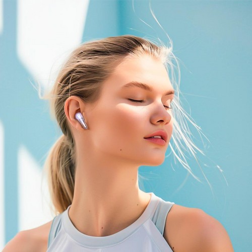 Навушники Hoco Magic true wireless BT headset EW202 |BT5.4, 35/350mAh, 6h, ipx4| purple