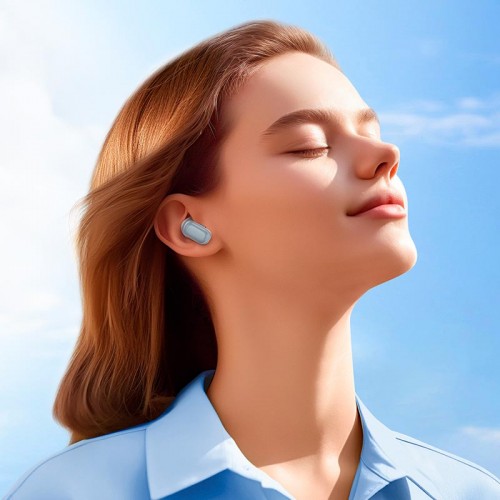 Навушники HOCO Praise true wireless ANC noise cancelling BT headset EQ17 |BT5.4, 40/400mAh, 7h| blue