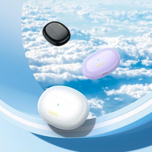 Навушники HOCO Praise true wireless ANC noise cancelling BT headset EQ17 |BT5.4, 40/400mAh, 7h| white