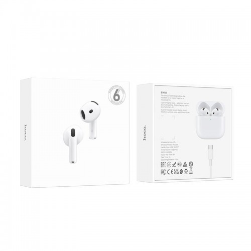Навушники Hoco True wireless stereo headset EW84 |BT5.4, 35/300mAh, 6h| white
