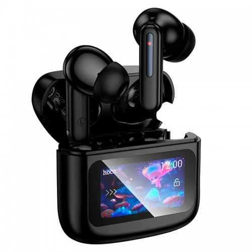 Навушники HOCO Cool color true wireless BT headset with touch screen EQ14 |BT5.4, 40/500mAh, 7h| black