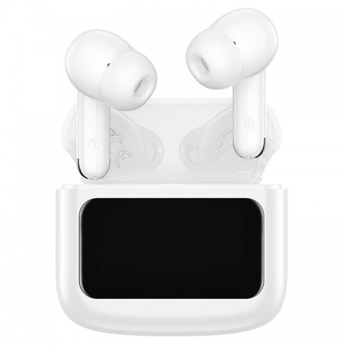 Навушники HOCO Cool color true wireless BT headset with touch screen EQ14 |BT5.4, 40/500mAh, 7h| white