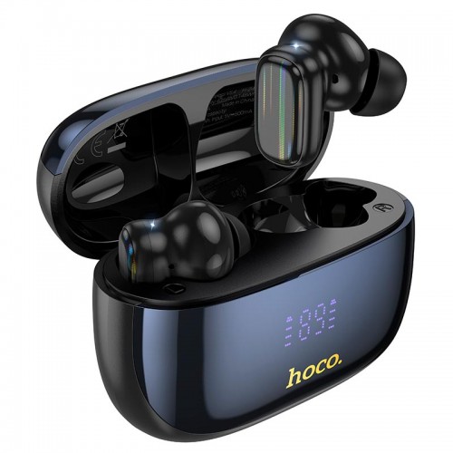 Навушники HOCO Rhyme true wireless ANC + ENC noise reduction BT headset EQ20 |BT5.4, 40/400mAh, 6-7h| black