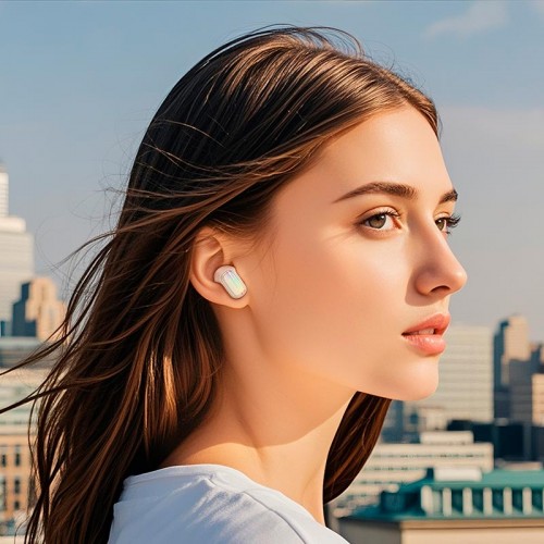 Наушники HOCO Rhyme true wireless ANC+ENC noise reduction BT headset EQ20 |BT5.4, 40/400mAh, 6-7h|