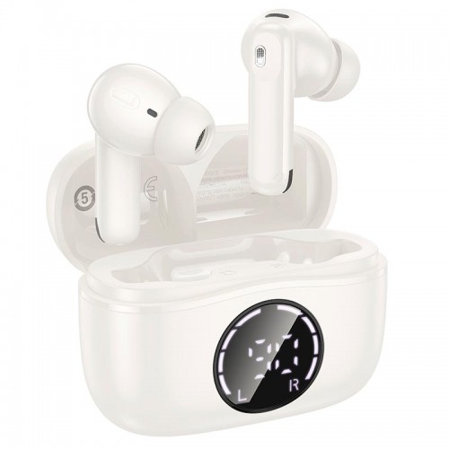 Навушники HOCO singer true wireless ANC + ENC noise reduction BT headset EQ22 |BT5.4, 40/400mAh, 6-7h| white