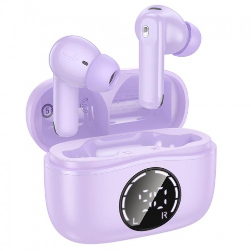 Навушники HOCO singer true wireless ANC + ENC noise reduction BT headset EQ22 |BT5.4, 40/400mAh, 6-7h| purple