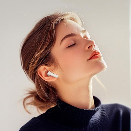 Навушники HOCO singer true wireless ANC + ENC noise reduction BT headset EQ22 |BT5.4, 40/400mAh, 6-7h| purple