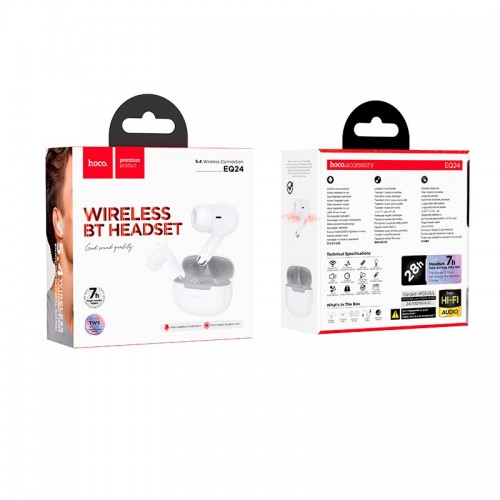 Наушники HOCO Estrella wireless BT headset EQ24 |BT5.4, 40/320mAh, 7h|