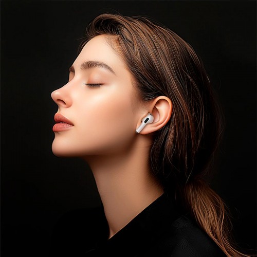 Навушники HOCO Elegant true wireless touch screen BT headset EW81 |BT5.4, 30/300mAh, 4h| white