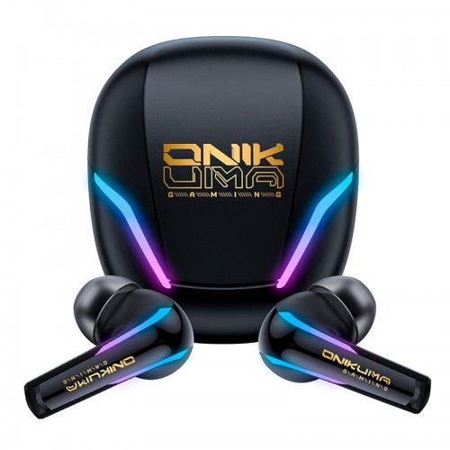 Наушники Onikuma Wireless Gaming Earbuds with ENC Mic T27 |BT5.3/2.4G, PS5/PC, 7h|