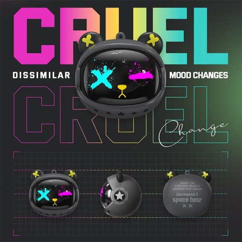 Навушники Onikuma TWS Gaming Headset with Charging Case T20 |30/300mAh, 5h| black