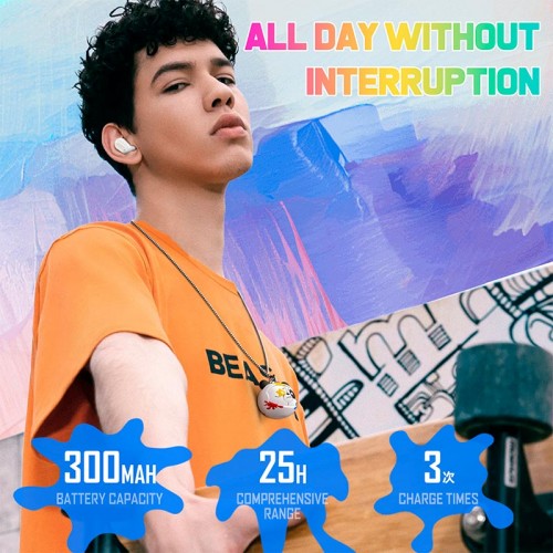 Навушники Onikuma TWS Gaming Headset with Charging Case T20 |30/300mAh, 5h| black