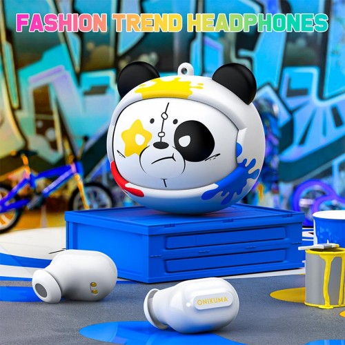 Навушники Onikuma TWS Gaming Headset with Charging Case T20 |30/300mAh, 5h| black