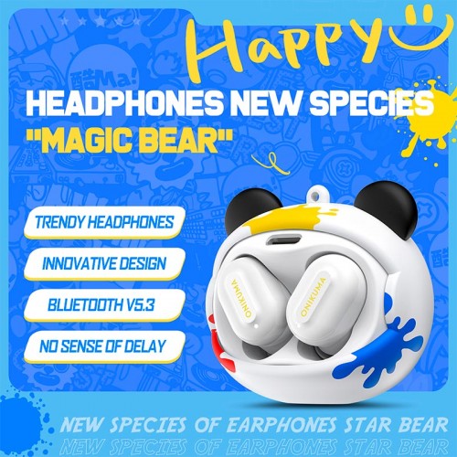 Навушники Onikuma TWS Gaming Headset with Charging Case T20 |30/300mAh, 5h| black