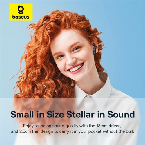 Навушники Baseus Bowie True Wireless Earphones E16 |BT5.3, 35/400mAh, IPX4, 2ENC Mic, 6h| black