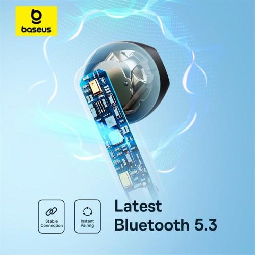 Навушники Baseus Bowie True Wireless Earphones E16 |BT5.3, 35/400mAh, IPX4, 2ENC Mic, 6h| black