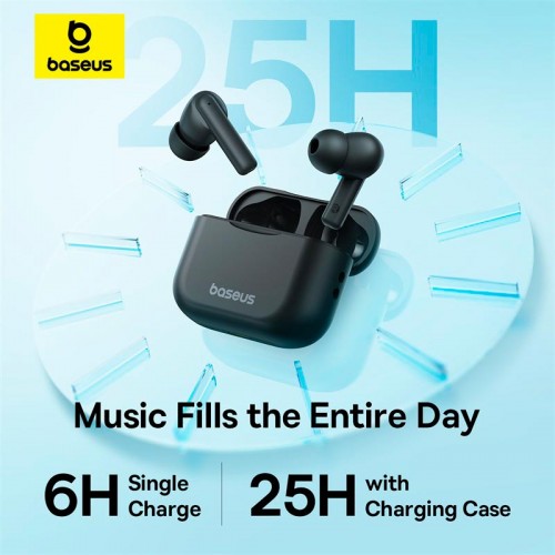 Наушники Baseus Bowie True Wireless Bluetooth Earphones E17 |BT5.3, 35/430mAh, 2ENC Mic, 6h|