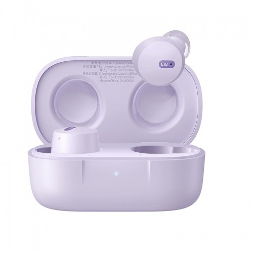 Навушники Baseus Bowie True Wireless Earphones E18 |BT5.3, 40/300mAh, IPX4, 2ENC Mic, 7.5h| purple