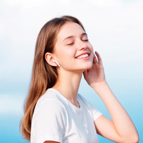 Навушники HOCO Cat true wireless touch screen BT headset EW86 |BT5.4, 25/300mAh, 3.5/20h| white