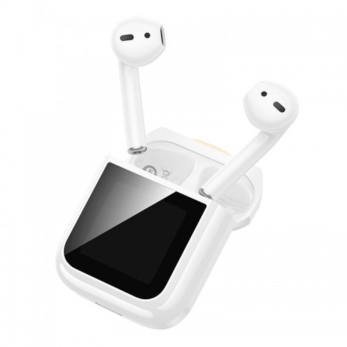 Навушники HOCO Cat true wireless touch screen BT headset EW86 |BT5.4, 25/300mAh, 3.5/20h| white