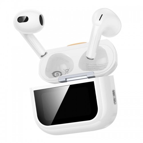 Навушники HOCO Gata true wireless touch screen BT headset EW87 |BT5.4, 30/280mAh, 4/20h| white