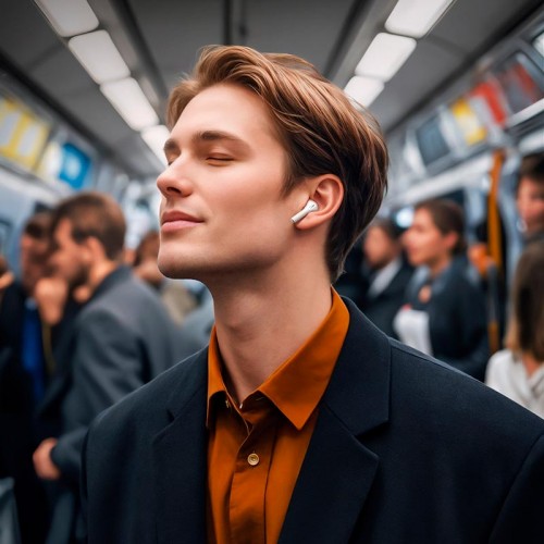 Наушники HOCO Rampino true wireless ANC touch screen BT headset EW88 |BT5.4, 30/280mAh, 4/20h|