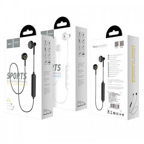 Навушники Bluetooth Hoco Wonderful sports ES21 black