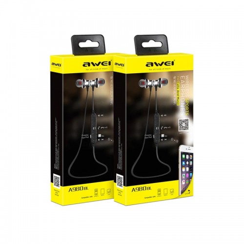 Навушники AWEI Bluetooth A980bl black