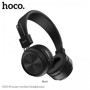 Навушники Bluetooth HOCO Promise W25 |MicroSD/AUX support| black