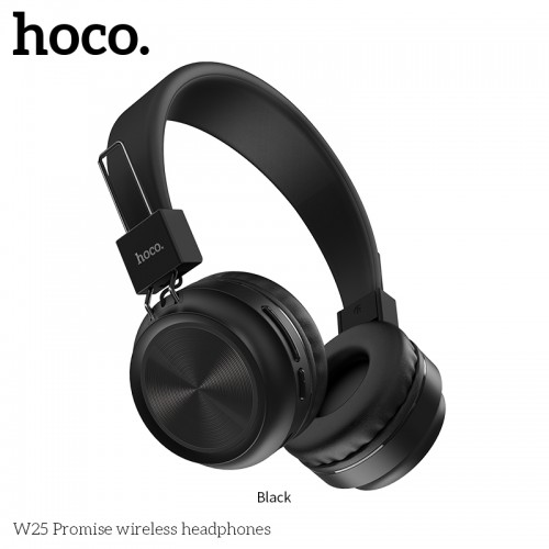 Навушники Bluetooth HOCO Promise W25 |MicroSD/AUX support| black