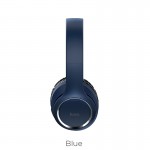Наушники Bluetooth HOCO Journey Hi-Res W28 синие