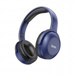 Наушники bluetooth HOCO Art sound BT headset W33 |BT5.0, AUX, Type-C, 15Ч| синие