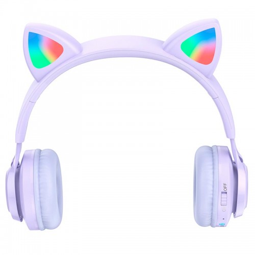 Наушники HOCO Cat ear kids BT headphones W39 |BT5.3, AUX, 10H, 85db|