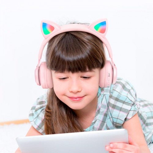 Наушники HOCO Cat ear kids BT headphones W39 |BT5.3, AUX, 10H, 85db|