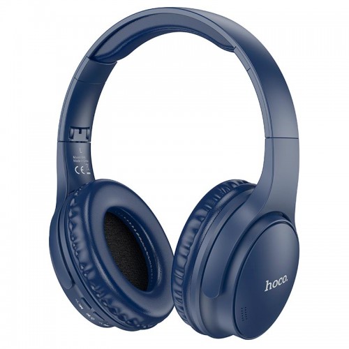 Навушники HOCO Mighty BT headphones W40 |BT5.3, 7H, AUX/TF Card, Type-C| blue