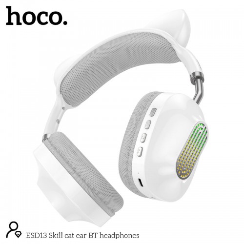Наушники HOCO Skill cat ear BT headphones ESD13 |BT5.3, Type-C, 7h|