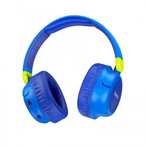 Навушники HOCO Adventure BT headphones W43 |BT5.3, AUX/TF, 25h, Touch Control| blue