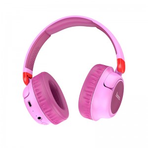 Навушники HOCO Adventure BT headphones W43 |BT5.3, AUX/TF, 25h, Touch Control| purple
