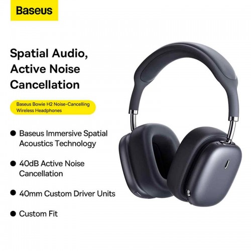Наушники Baseus Bowie H2 Noise-Cancelling Wireless Headphone (NGTW260013)