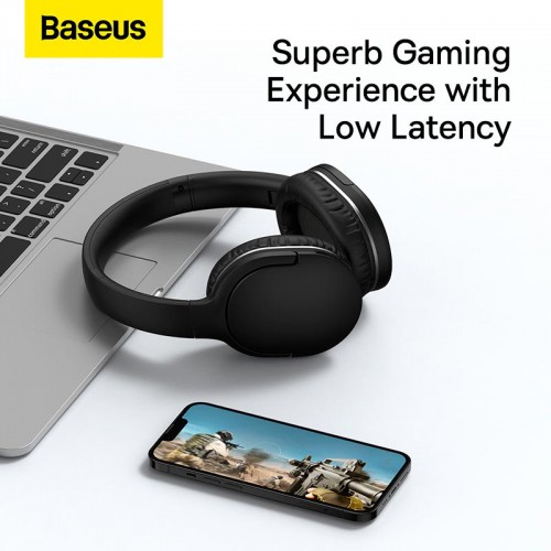 Навушники Baseus Encok Wireless headphone D02 Pro |BT5.3/AUX, 50h| (NGTD010301) pink