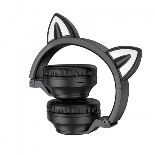 Наушники Borofone Cat ear BT headphones BO18 |BT5.0, AUX/TF, 7h|