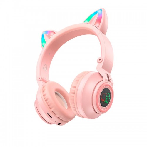 Наушники Borofone Cat ear BT headphones BO18 |BT5.0, AUX/TF, 7h|