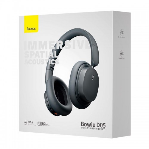 Навушники Baseus Bowie D05 Wireless Headphones |BT5.3, 70h, Location| grey