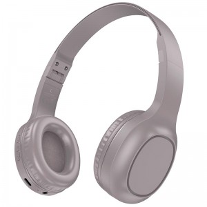 Навушники HOCO Charm BT headset W46 |BT5.3/AUX, 20h, Type-C| brown