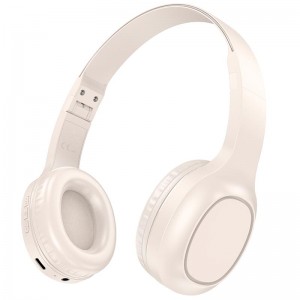 Навушники HOCO Charm BT headset W46 |BT5.3/AUX, 20h, Type-C| white