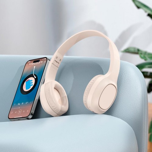 Наушники HOCO Charm BT headset W46 |BT5.3/AUX, 20h, Type-C|