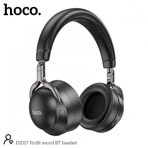 Навушники HOCO Profit sound BT headset ESD17 |BT5.3, 12h| black