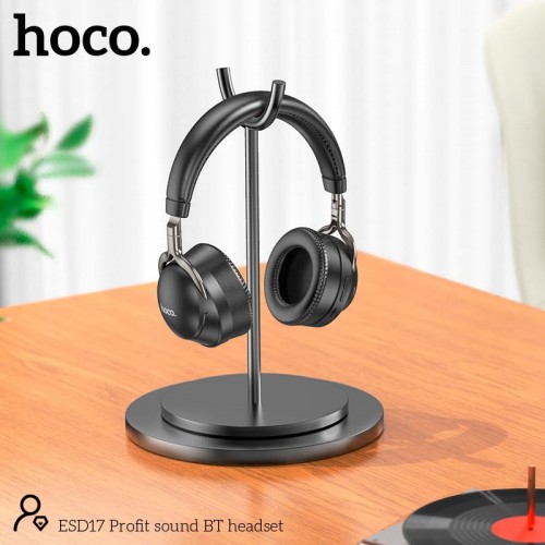 Навушники HOCO Profit sound BT headset ESD17 |BT5.3, 12h| black