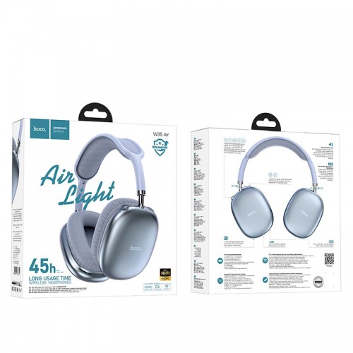Наушники HOCO Triumph BT headphones W35 Air |BT5.3, AUX/TF, 45h|